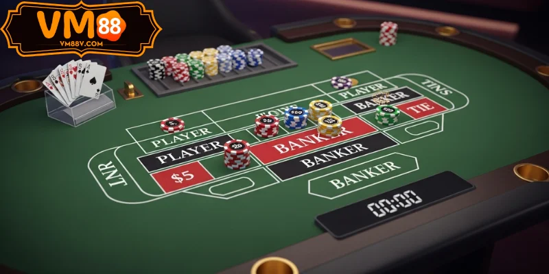 Bàn baccarat online VM88 HD